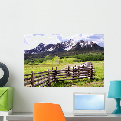 Colorado Spring Wall Decal shown on a wall