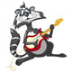Cartoons Raccoon Wall Decal