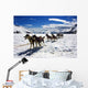 Dog Sledding Alaska Wall Decal