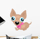Puppy Chihuahua With Bow Wall Decal