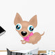 Puppy Chihuahua With Bow Wall Decal
