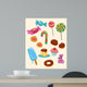 Cartoon Candy Icon Wall Decal