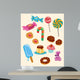 Cartoon Candy Icon Wall Decal