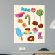 Cartoon Candy Icon Wall Decal