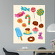 Cartoon Candy Icon Wall Decal