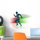 Running Cross Section Wall Decal