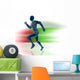 Running Cross Section Wall Decal