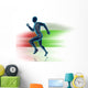 Running Cross Section Wall Decal