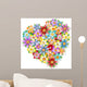 Floral Heart Wall Decal
