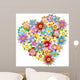 Floral Heart Wall Decal