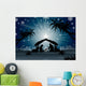 Holy Family Bethlehem Silhouette Wall Decal
