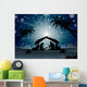 Holy Family Bethlehem Silhouette Wall Decal