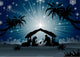 Holy Family Bethlehem Silhouette Wall Decal
