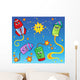 Cartoon Fireworks Theme 2 Wall Decal