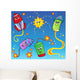Cartoon Fireworks Theme 2 Wall Decal