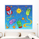 Cartoon Fireworks Theme 2 Wall Decal