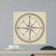 Vector Outline Compass Wind Wall Decal