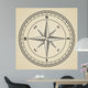 Vector Outline Compass Wind Wall Decal