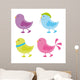 Cute Birds Wall Decal