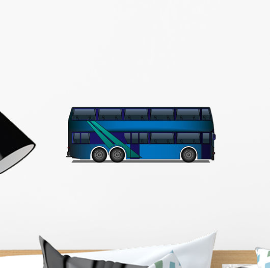 Tour Bus Vector Wall Decal