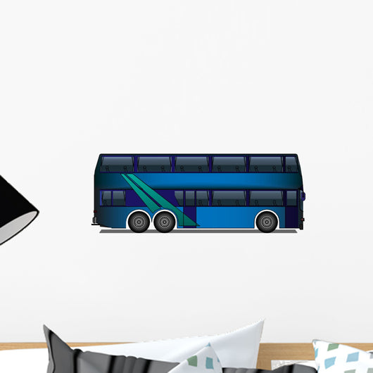 Tour Bus Vector Wall Decal