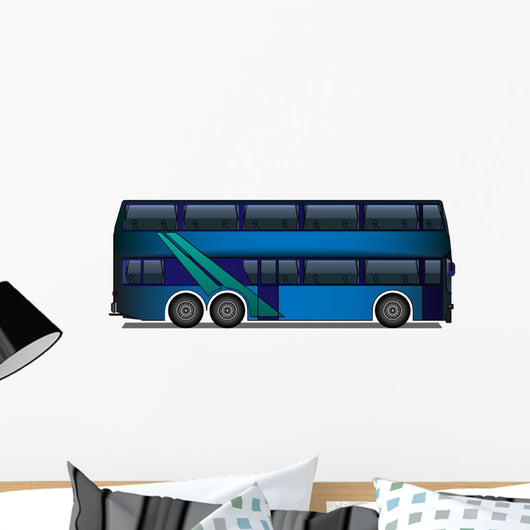 Tour Bus Vector Wall Decal