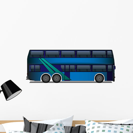 Tour Bus Vector Wall Decal