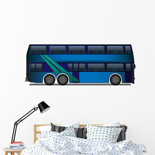 Tour Bus Vector Wall Decal