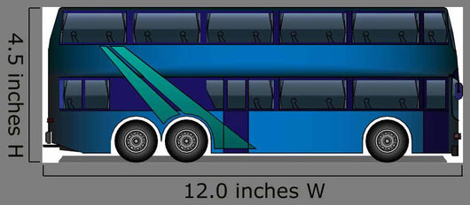 Tour Bus Vector Wall Decal
