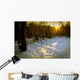 Winter Scene Lake Forest Wall Decal