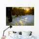 Winter Scene Lake Forest Wall Decal