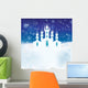 Winter Scene With Ice Wall Decal