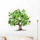 Big Green Oak Tree Wall Decal