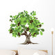 Big Green Oak Tree Wall Decal