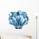 Scallop Blue Wall Decal