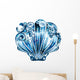 Scallop Blue Wall Decal