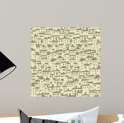 Casas Textura Wall Decal