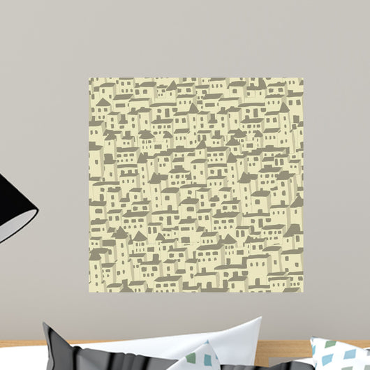 Casas Textura Wall Decal