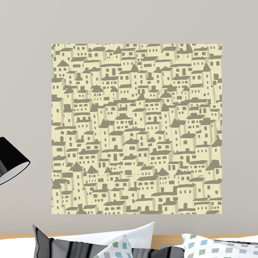 Casas Textura Wall Decal