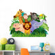 Jungle Animals Cartoon Wall Decal