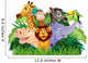 Jungle Animals Cartoon Wall Decal