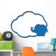 Vector Frame For Baby Wall Decal