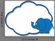 Vector Frame For Baby Wall Decal