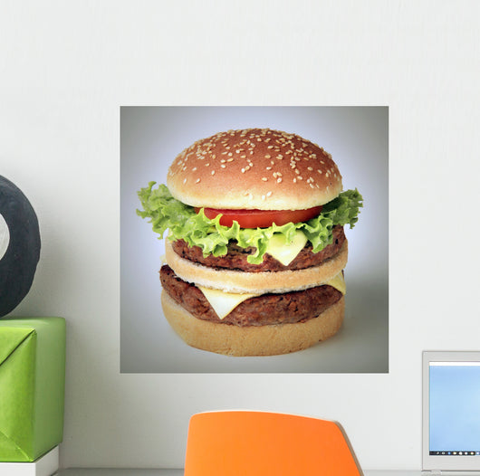 Big Hamburger Wall Decal