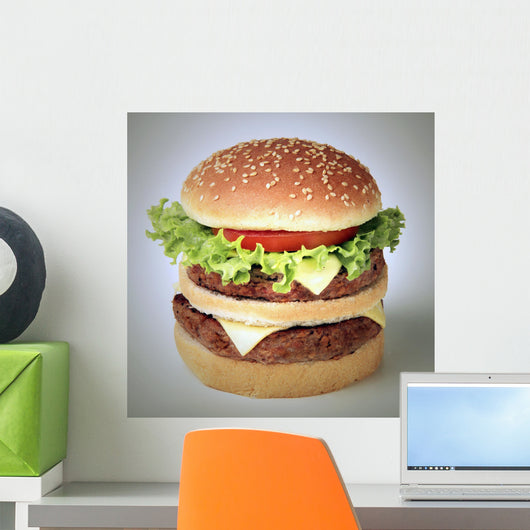 Big Hamburger Wall Decal