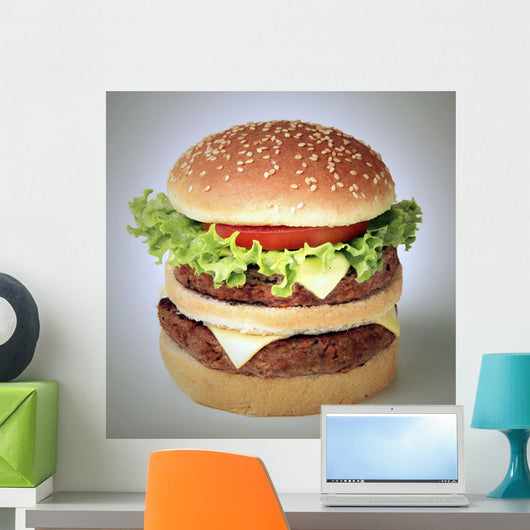 Big Hamburger Wall Decal