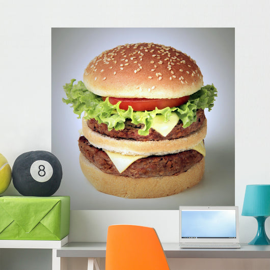 Big Hamburger Wall Decal