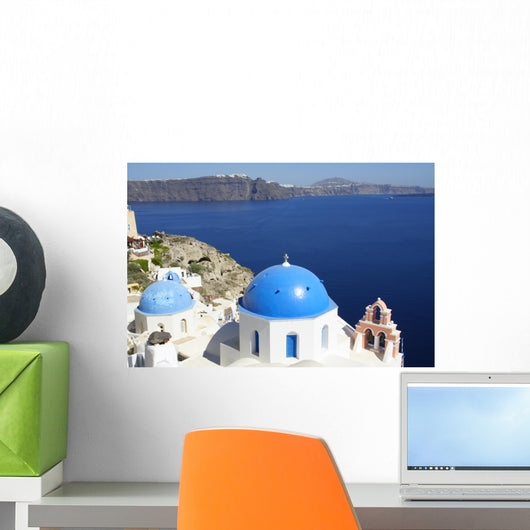 Santorini Oia Wall Decal