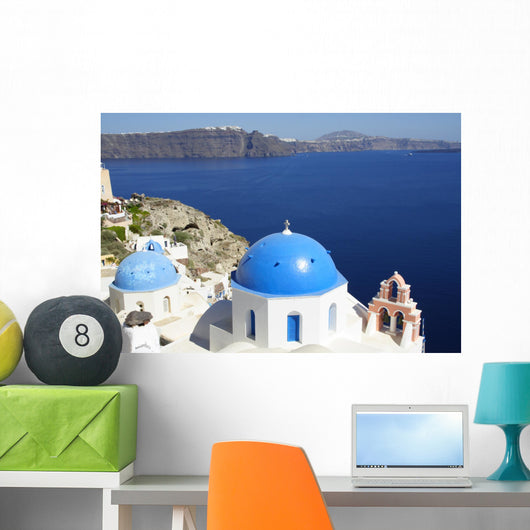Santorini Oia Wall Decal