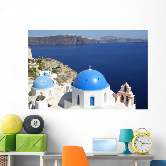 Santorini Oia Wall Decal
